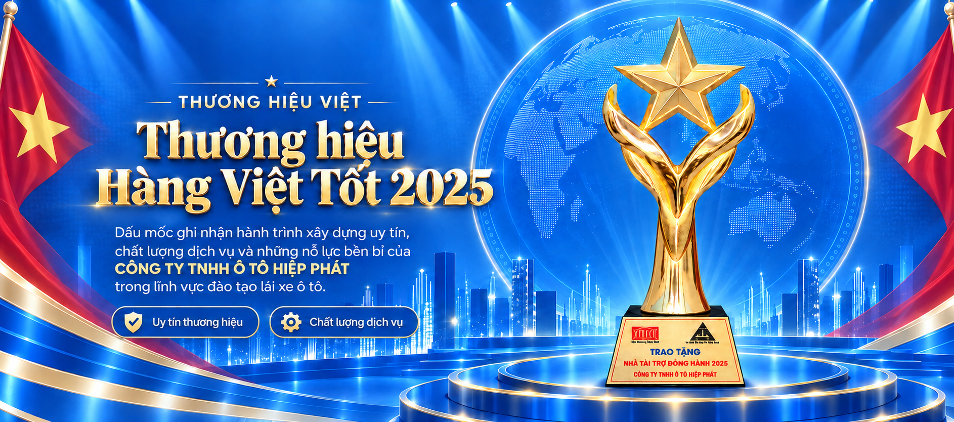 Poster Thương hiệu Hàng Việt Tốt 2025 của Hiệp Phát