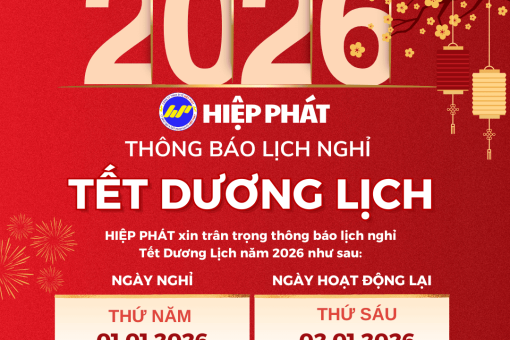 Thông báo nghỉ tết dương lịch 2026