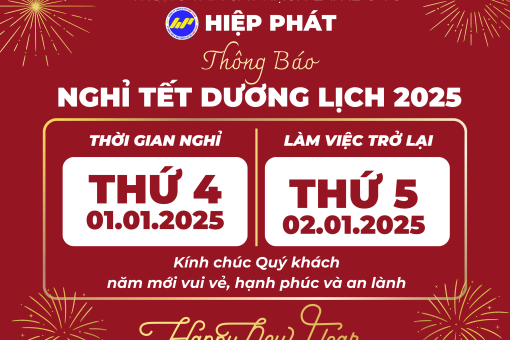 Thông Báo Nghỉ Tết Dương Lịch 2025