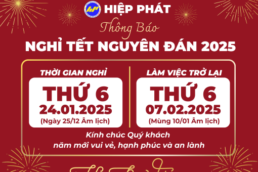 Thông báo nghỉ Tết Nguyên Đán 2025