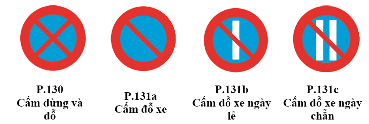 Màu nền biển báo cấm